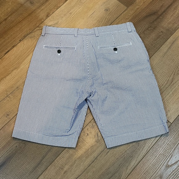 Brooks Brothers Seersucker Blue Striped Shorts Men’s Size 32 - Picture 5 of 5